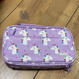 Purple Unicorn Kids Pencil Case